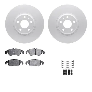 R1 Concepts WDUH1-73151 Carbon Series Brake Rotors W/ 5000 Oep Brake Pads & Hdw